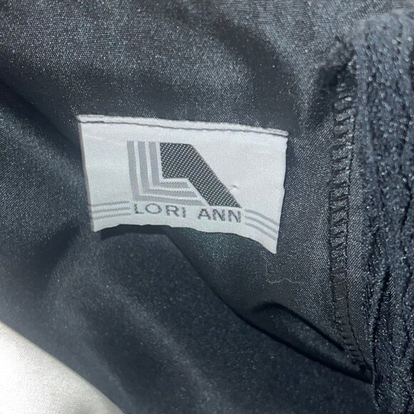 𝅺LORI Ann black and white tube dress with trail size Medium - Picture 5 of 9